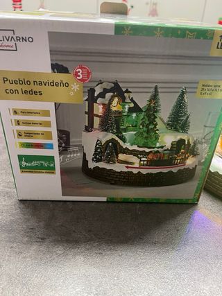 Villaggio Natale LED con tren