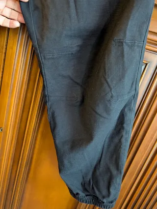 Pantaloni larghi Pull&Bear neri. Hip hop style