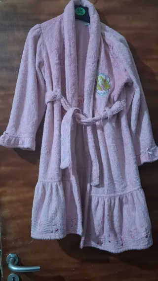 Vestaglia pile rosa bambina