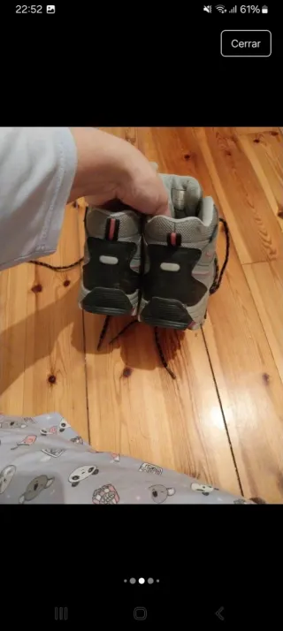 Botas de montaña niña talla 34