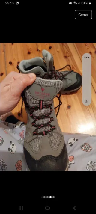 Botas de montaña niña talla 34