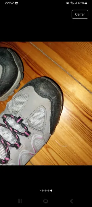 Botas de montaña niña talla 34