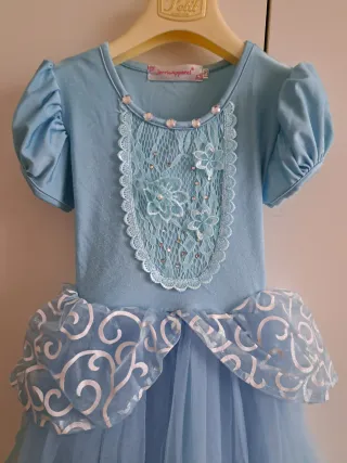 Vestito Cenerentola bambina per carnevale