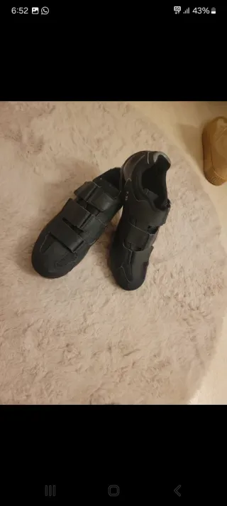 Zapatillas Ciclismo Spinning Negras FLR