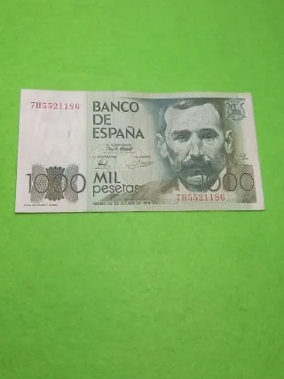 Billete 1000 Pesetas Banco de España 1979