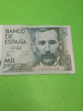 Billete 1000 Pesetas Banco de España 1979