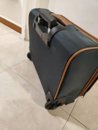 Maleta de viaje azul a marrones 42*34*20cm /Misako