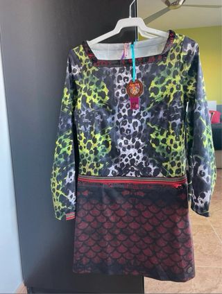 Vestido Culito estampado original Talla XS