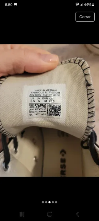 Converse Piel Mujer Botas Negras