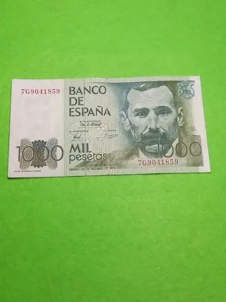 Billete 1000 pesetas Banco de España 1979