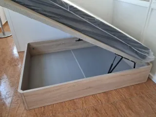 Canapés abatibles madera blanco