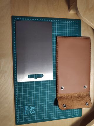 Tabla LIXADA Titanio + funda a medida