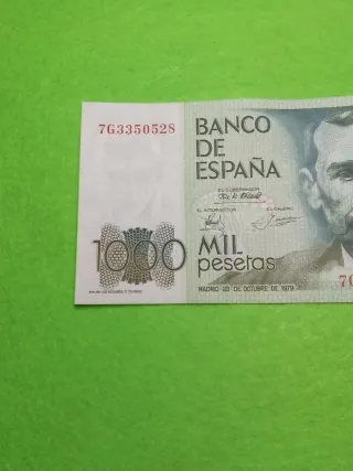 Billete 1000 pesetas Banco de España 1979