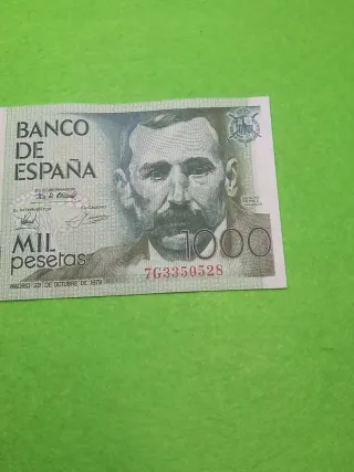 Billete 1000 pesetas Banco de España 1979