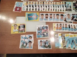 Lote de 102 cromos del Celta de Vigo