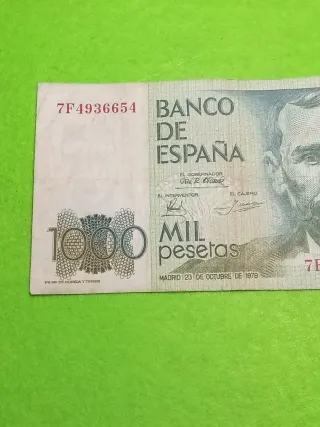 Billete 1000 pesetas Banco de España 1979