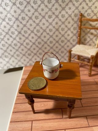 Secchiello porcellana per dollhouse