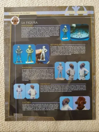 Miniatura de plomo Star Wars Almirante Ackbar