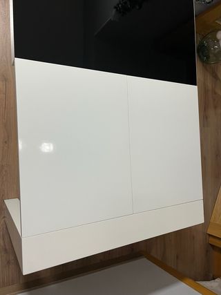 Mesa de comedor moderna cristal y madera