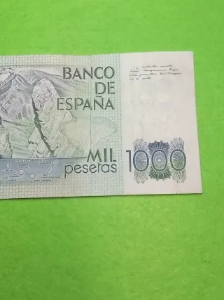 Para Antonio . 1000 pesetas Banco de España 1979