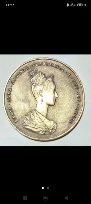 Medalla María Anna Augusta Ferdinandi I