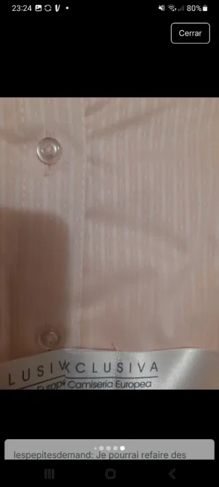 Camisa rosa elegante