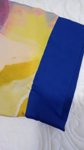 Camisa Zara Satinada Estampada T.L