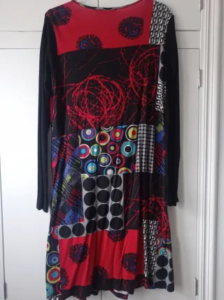 Vestido estampado multicolor