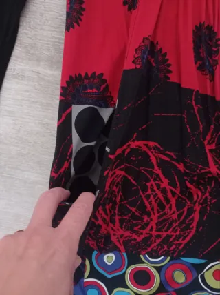 Vestido estampado multicolor