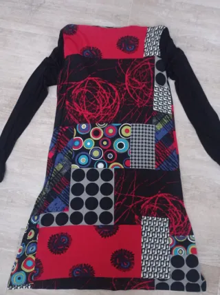 Vestido estampado multicolor