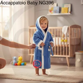 Accappatoio neonato C.e. vari colori