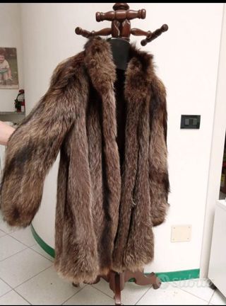 Giaccone volpe argentata