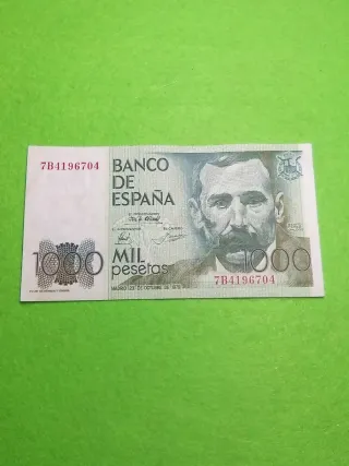Billete 1000 pesetas Banco de España 1979