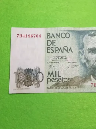 Billete 1000 pesetas Banco de España 1979