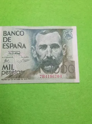 Billete 1000 pesetas Banco de España 1979