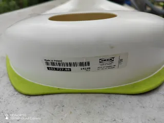 Riduttore per vaso bianco e verde