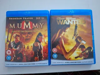 Pack 2 Blu-ray: La Momia y Wanted