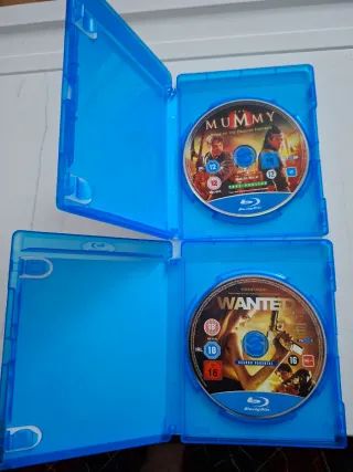 Pack 2 Blu-ray: La Momia y Wanted