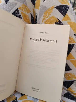 Novela 'Venjaré la teva mort'