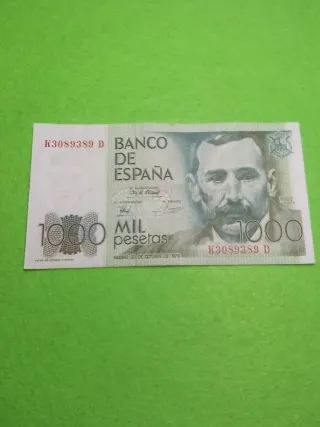 Billete 1000 pesetas Banco de España 1979