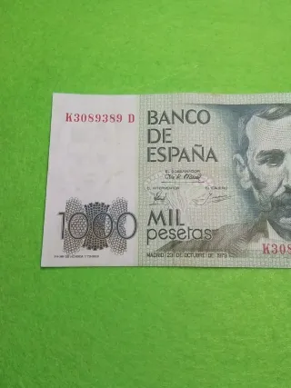 Billete 1000 pesetas Banco de España 1979