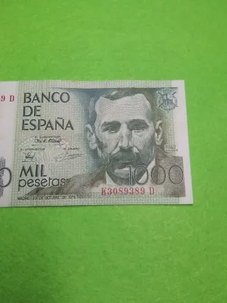 Billete 1000 pesetas Banco de España 1979