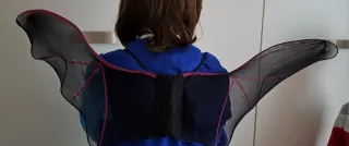 Vestito pipistrello per carnevale da bambina