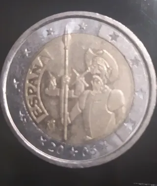 Moneda 2€ España Don Quijote 2005