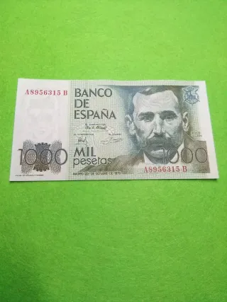 Billete 1000 pesetas Banco de España 1979