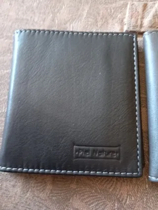 Cartera Piel Nature Negra