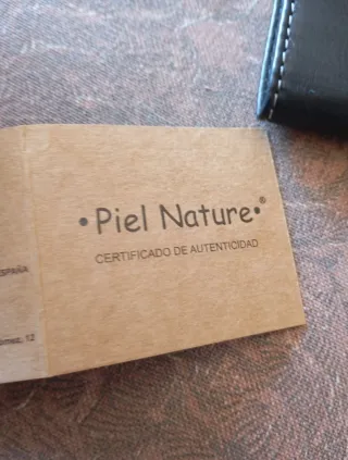 Cartera Piel Nature Negra