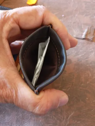 Cartera Piel Nature Negra