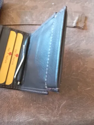 Cartera Piel Nature Negra