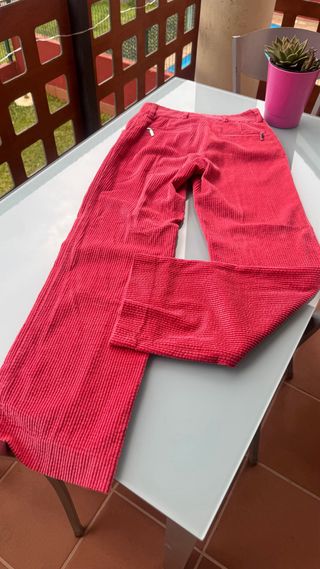 Pantalón Purificación García Talla 36 Coral